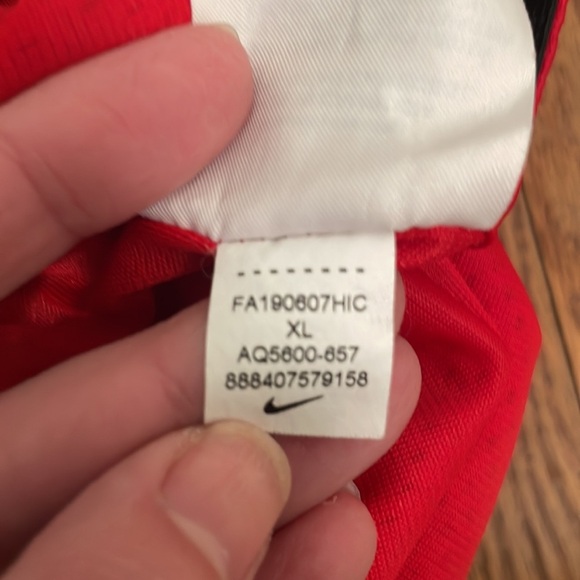 Nike Dri-Fit Classic Mesh Basketball Shorts red men's XL - Picture 7 of 7